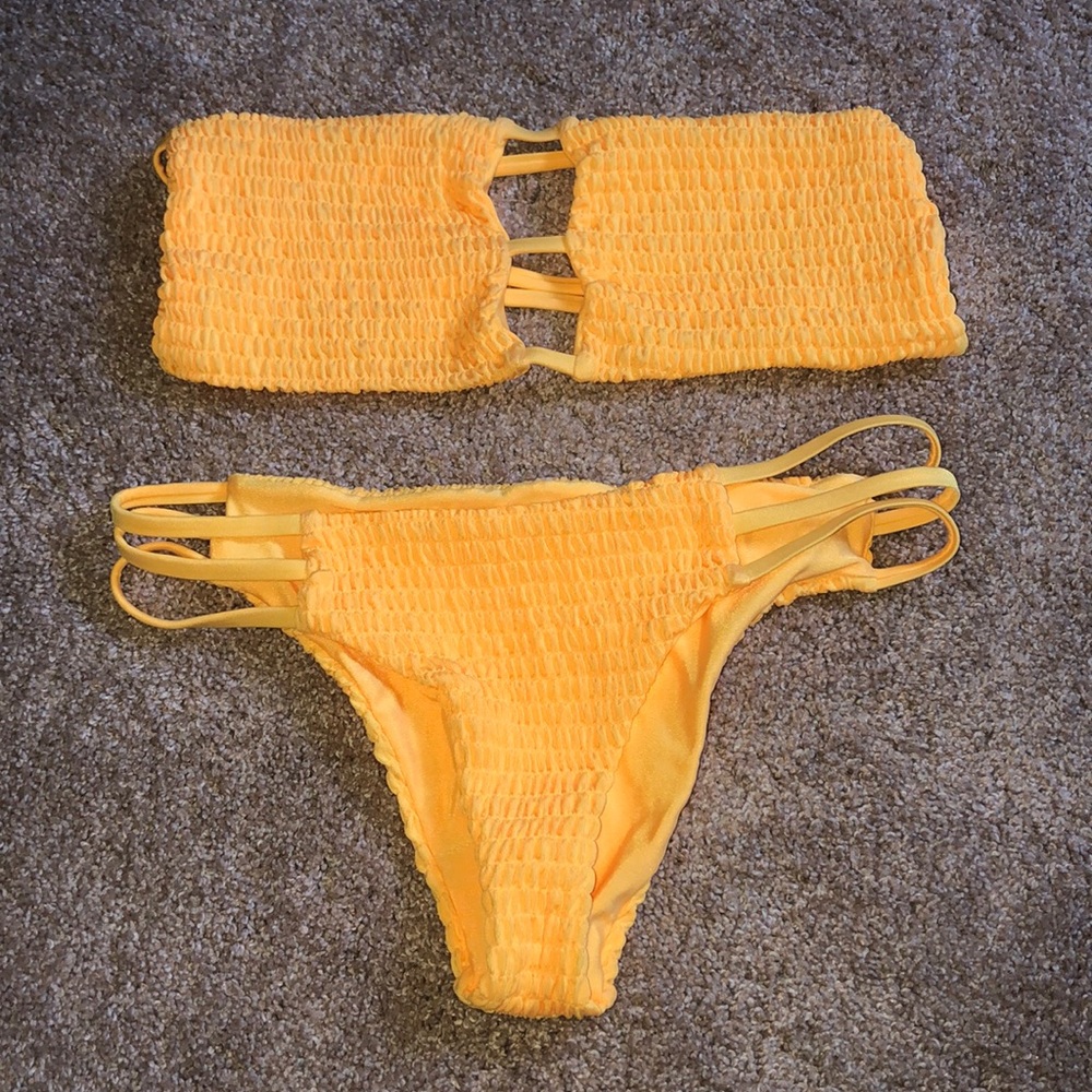 Zaful Yellow Bikini